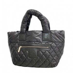 Chanel Coco Cocoon Nylon Tote Bag, Black, Women's